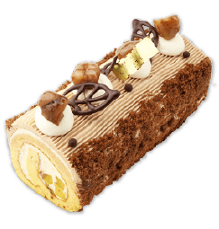 おいもと栗のロールケーキ