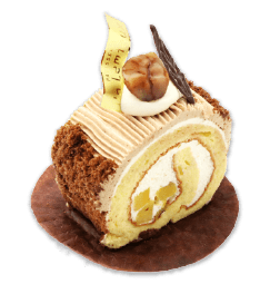 おいもと栗のロールケーキ