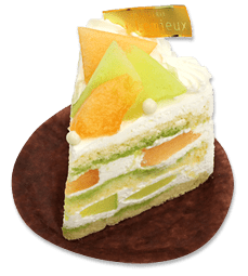 贅沢メロンショートケーキ